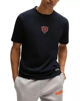 Футболка из эластичного хлопка BOSS x NFL, синий