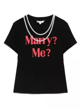 Футболка из эластичного хлопка MARKGONG, черный