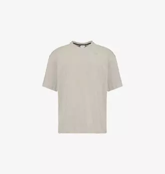 Футболка из эластичного хлопка с фирменным принтом Power Gymshark, коричневый