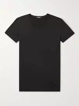 Футболка из эластичного модала ZEGNA, черный