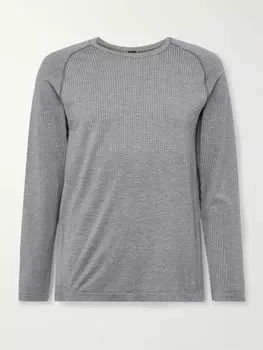 Футболка из эластичной сетки Metal Vent Tech 3.0 LULULEMON, серый