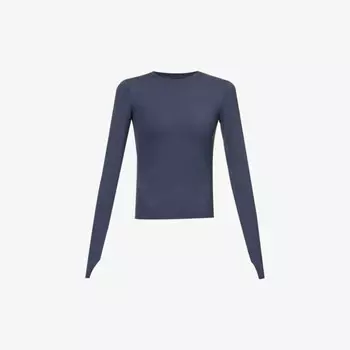 Футболка из эластичной ткани Core, облегающая Adanola, синий