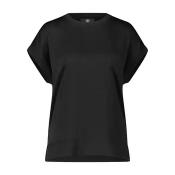 Футболка из атласного крепа Riani, черный