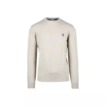 Футболка из бежевой шерсти U.S. Polo Assn.