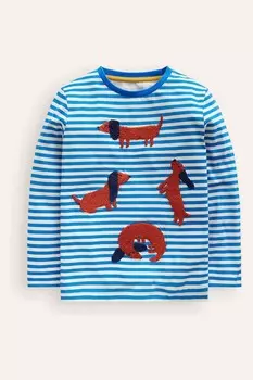 Футболка из букле Boden, синий