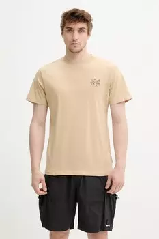 Футболка из цельного хлопка PAX Solid, бежевый