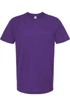 Футболка из чесаного хлопка Tultex, темно-фиолетовый