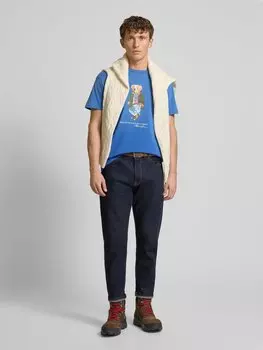 Футболка из чистого хлопка Polo Ralph Lauren, светло-голубой