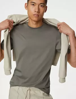 Футболка из чистого хлопка Supima Autograph