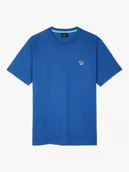 Футболка из чистого органического хлопка с логотипом Paul Smith, синий