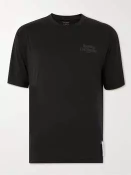 Футболка из джерси AuraLite с принтом SATISFY, черный