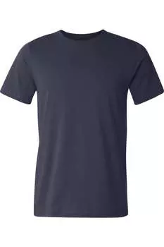 Футболка из джерси BELLA + CANVAS, произведенная в США, темно-синий