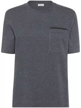 Футболка из джерси Brunello Cucinelli, серый
