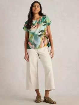 Футболка из джерси canyon на спине White Stuff, разноцветный