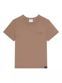 Футболка из джерси Courrges, коричневый