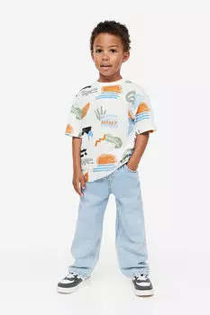 Футболка из джерси H&M, белый