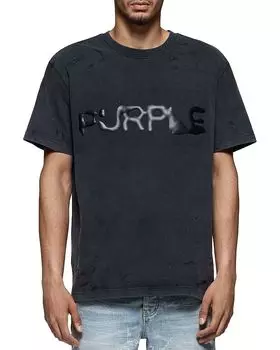 Футболка из джерси HWT Purple Brand, черный