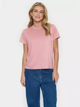 Футболка из джерси с блестками haga Saint Tropez, розовый