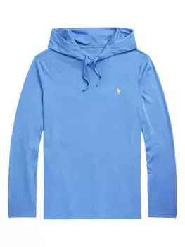 Футболка из джерси с капюшоном Polo Ralph Lauren, синий
