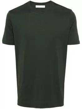 Футболка из джерси с круглым вырезом Cruciani, зеленая