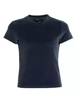 Футболка из джерси с круглым вырезом Theory, синий