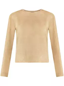 Футболка из джерси с круглым вырезом TOM FORD, золотой