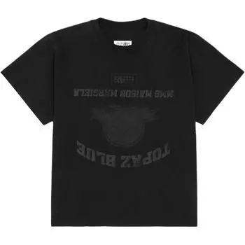 Футболка из джерси с логотипом MM6 Maison Margiela, черный