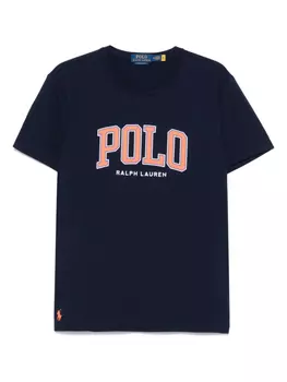 Футболка из джерси с логотипом Polo Ralph Lauren, синий