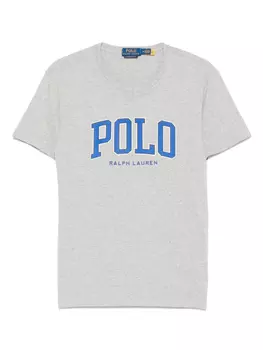 Футболка из джерси с логотипом Polo Ralph Lauren, серый
