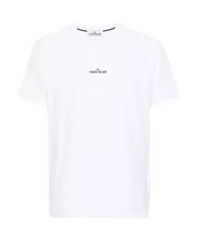 Футболка из джерси с логотипом Stone Island, белый