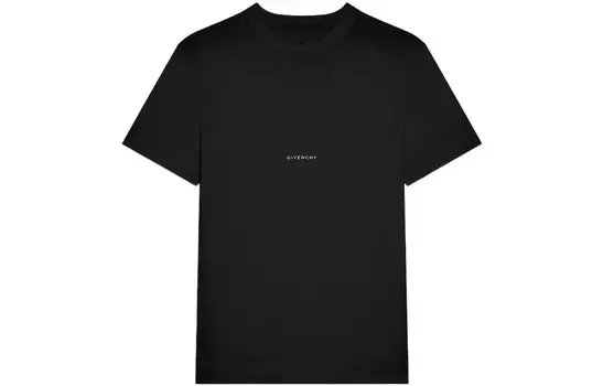 Футболка из джерси с принтом Slim Fit Givenchy, черный