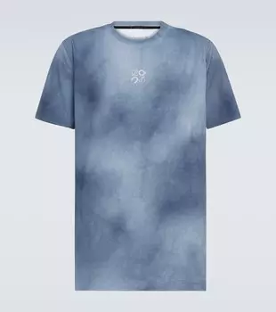 Футболка из джерси с принтом тай-дай x On Active Loewe, цвет blue/multicolor