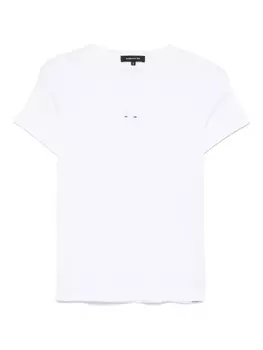 Футболка из джерси в рубчик Barbara Bui, белый