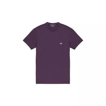 Футболка из фиолетового модала Emporio armani underwear