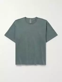 Футболка из хлопчатобумажного джерси, окрашенная в готовом виде FRIZMWORKS, зеленый