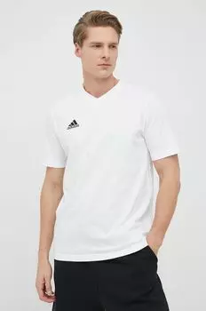 Футболка из хлопка adidas, белый