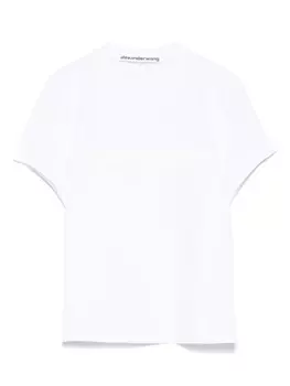 Футболка из хлопка Alexander Wang, белый
