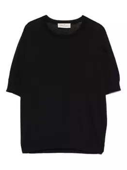 Футболка из хлопка Bruno Manetti, синий