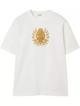 Футболка из хлопка Burberry, белый