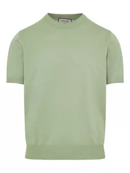 Футболка из хлопка Canali, зеленый