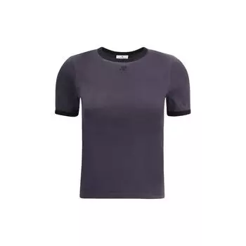 Футболка из хлопка Courreges
