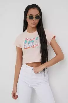 Футболка из хлопка DC, розовый