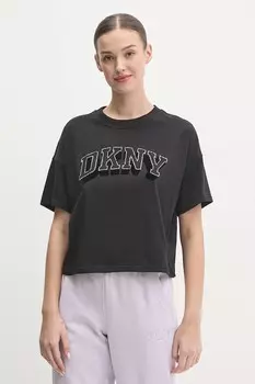 Футболка из хлопка Dkny, черный