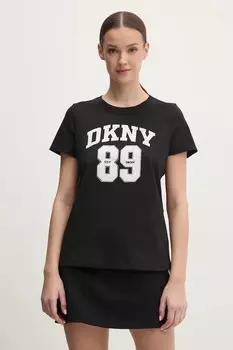 Футболка из хлопка Dkny, черный