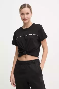 Футболка из хлопка Dkny, черный