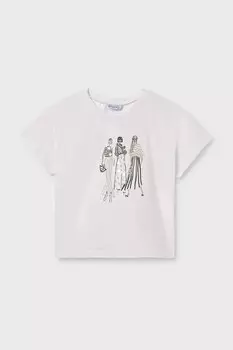 Футболка из хлопка для детей Mayoral, серый