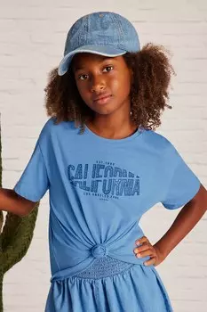 Футболка из хлопка для детей Mayoral, синий