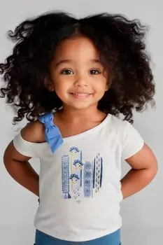 Футболка из хлопка для детей Mayoral, синий