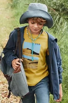 Футболка из хлопка для детей Mayoral, желтый