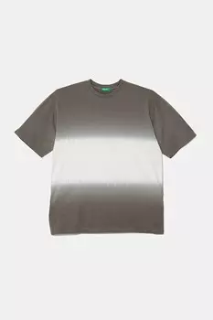 Футболка из хлопка для детей United Colors Of Benetton, серый